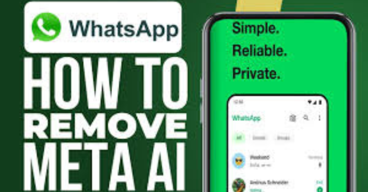 How to Remove Meta AI from WhatsApp